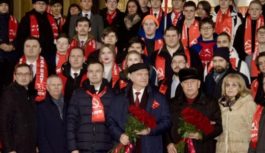 Состоялся рабочий визит делегации ЦК КПРФ во главе с Г.А. Зюгановым и Н.М. Харитоновым в Санкт-Петербург